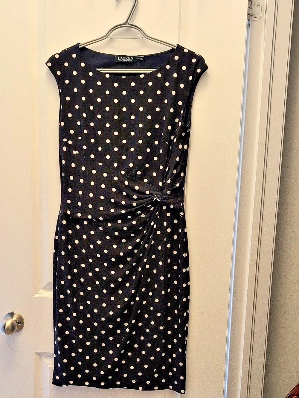 Lauren Ralph Lauren Polka-Dot Twist-Front